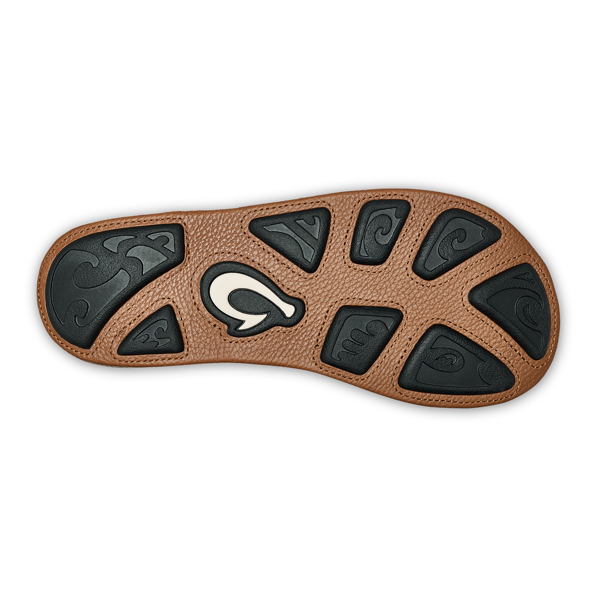 Hiapo -Dark Java / Toffee Men’s Leather Beach Sandals