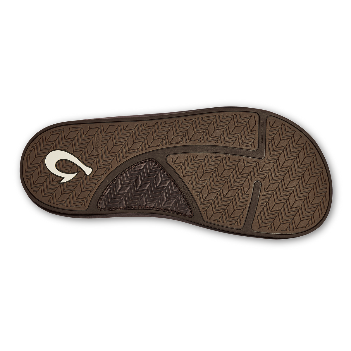 ‘Ilikai Men‘s Leather Beach Sandals - Dark Wood