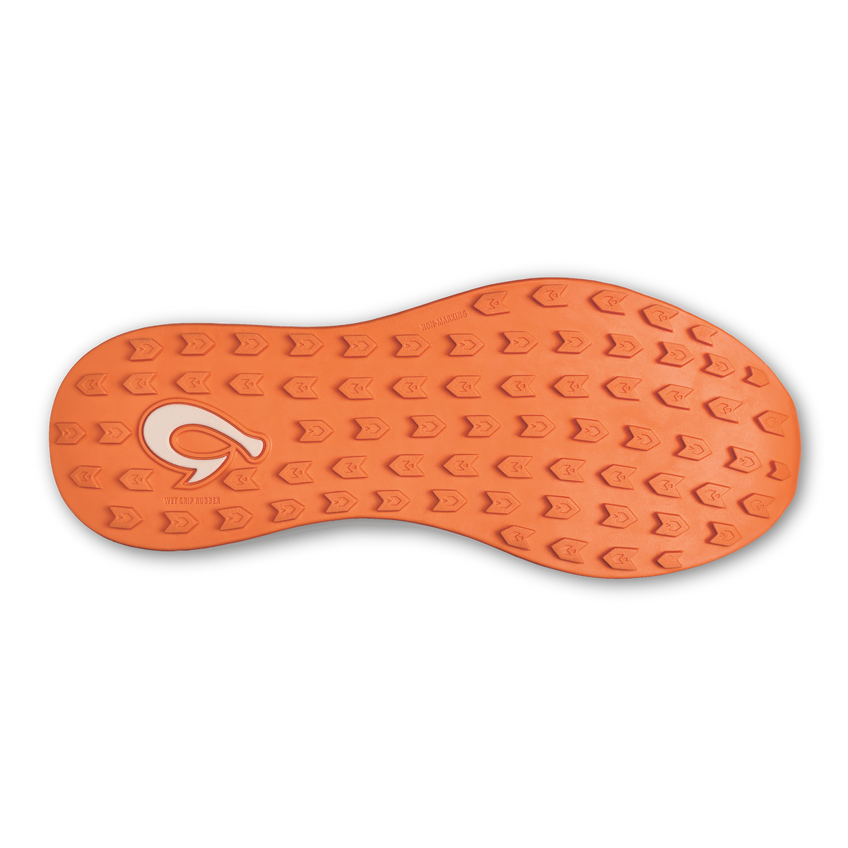Manele Men’s Breathable Golf Shoes - Pale Moss / Molten Orange