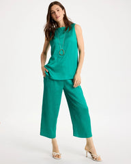 Chico's Online - Petite Travelers™ Crinkle Textured Crop Pants