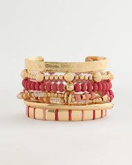 Chico's On Sale - Glam Goldtone Slice Stretch Bracelet
