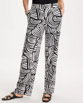 Chico's / Geo Pull-On Wide-Leg Linen Pants