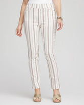 Chico's Discount - Petite Brigitte™ Striped Ankle Pants