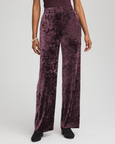 Chico's For Sale - Crushed Velvet Wide-Leg Pants