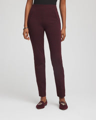 Chico's Online - Circle Jacquard Juliet Slim Ankle Pants