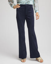 Chico's Outlet - Faux Suede Bootcut Ankle Pants