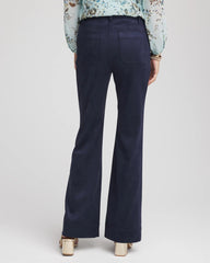 Chico's Outlet - Faux Suede Bootcut Ankle Pants