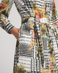 Chico's Discount - Artisanal Floral Print Maxi Shirtdress