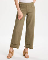Chico's Outlet - Scallop Pull-On Wide-Leg Crop Jeans
