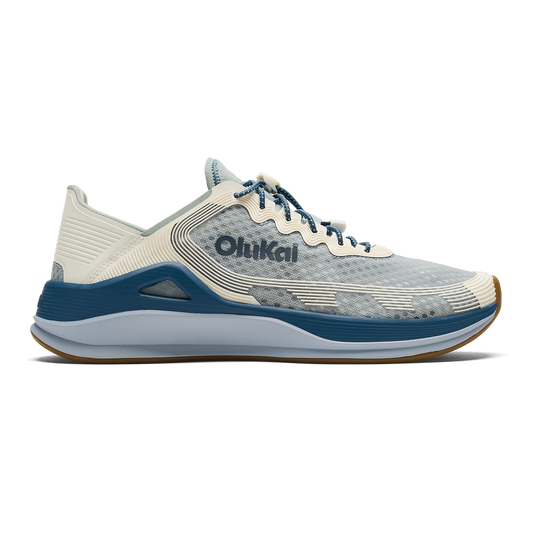 ‘Ahi Men’s Water Boat Shoes - Blue Pearl / White Sand