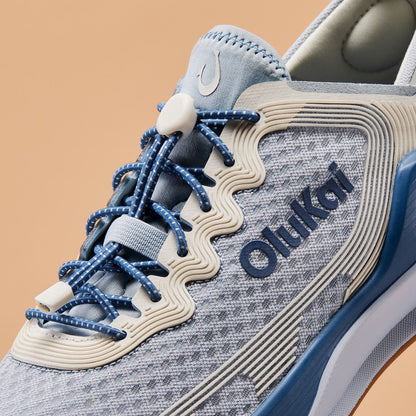 ‘Ahi Men’s Water Boat Shoes - Blue Pearl / White Sand