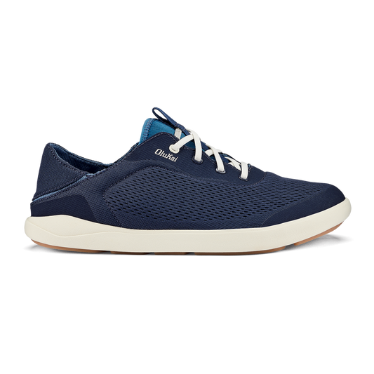 Moku Pae Men's Boat Shoes - Trench Blue / Off White