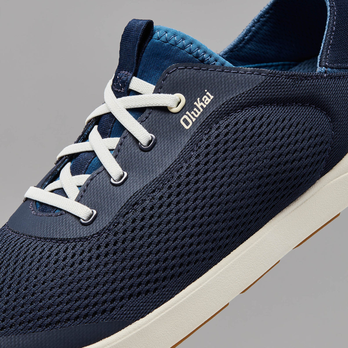 Moku Pae Men's Boat Shoes - Trench Blue / Off White