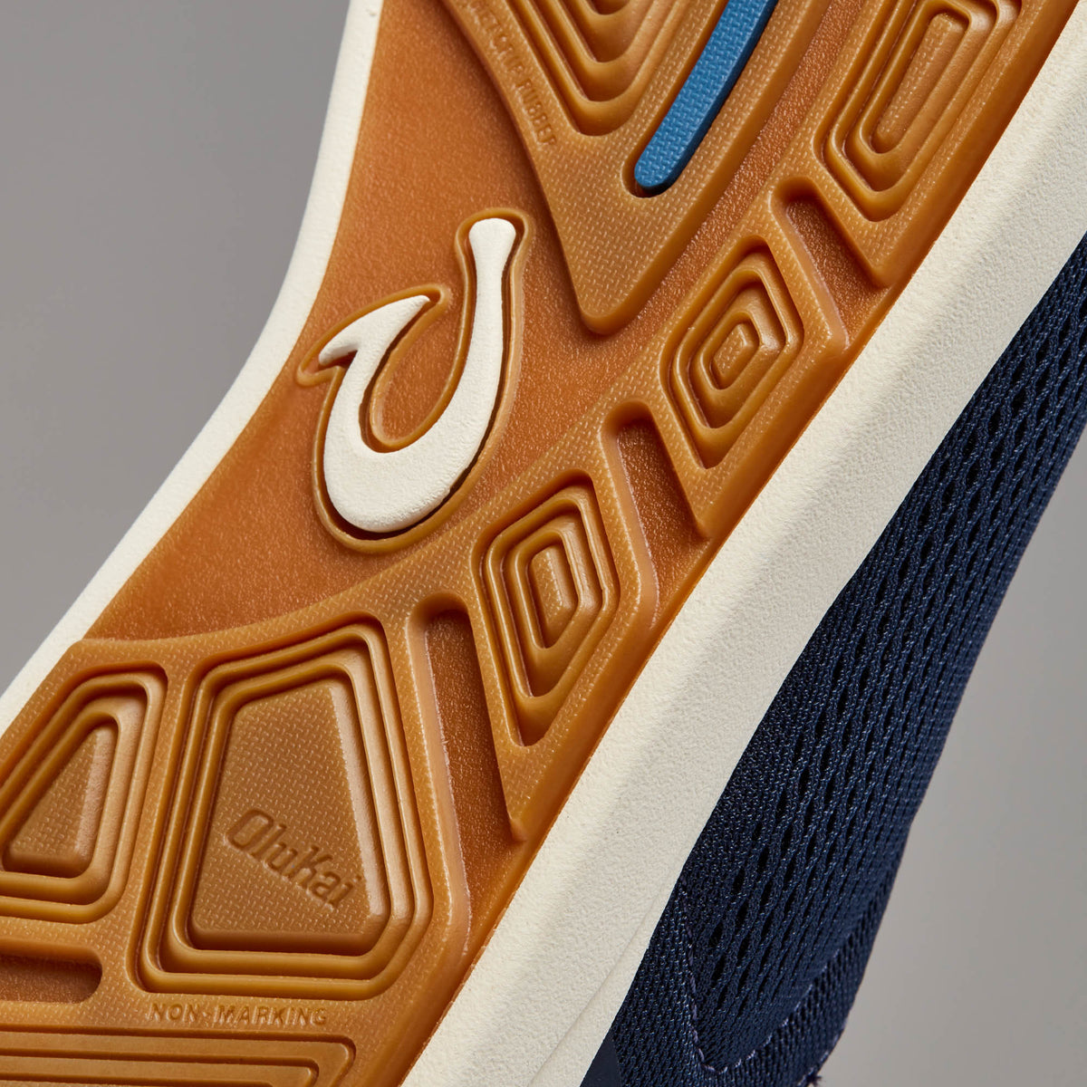 Moku Pae Men's Boat Shoes - Trench Blue / Off White