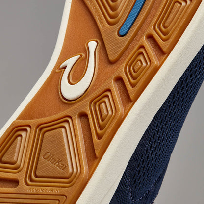 Moku Pae Men's Boat Shoes - Trench Blue / Off White