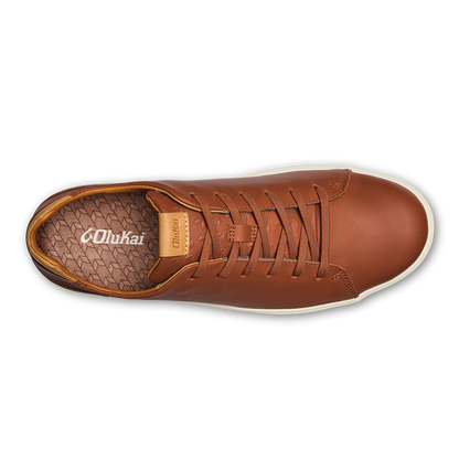 Lae‘ahi Lī ‘Ili Men's Leather Sneakers - Kukui Brown