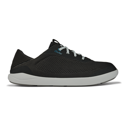 Moku Pae Men's Boat Shoes - Black / Blue Coral