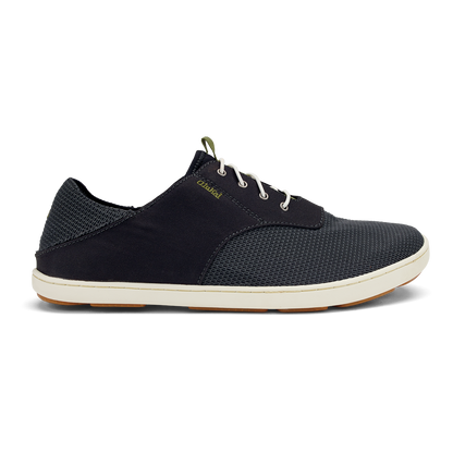 Nohea Moku Men's Boat Shoes - Black