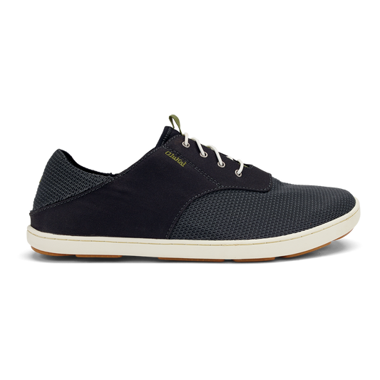 Nohea Moku Men's Boat Shoes - Black