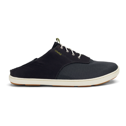 Nohea Moku Men's Boat Shoes - Black