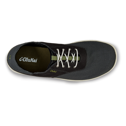 Nohea Moku Men's Boat Shoes - Black