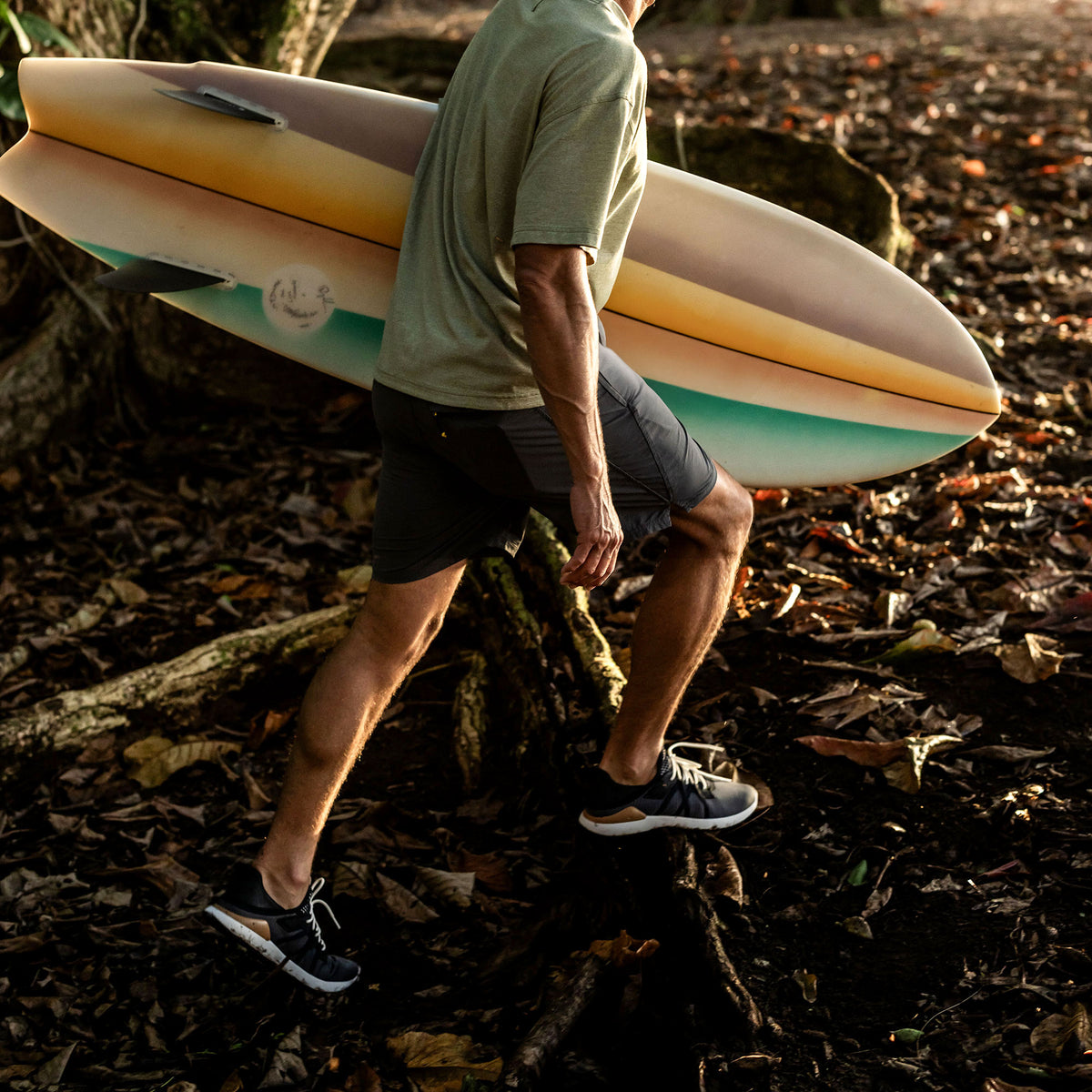Mio Lī Men's Athletic Shoes - Rock / Natural