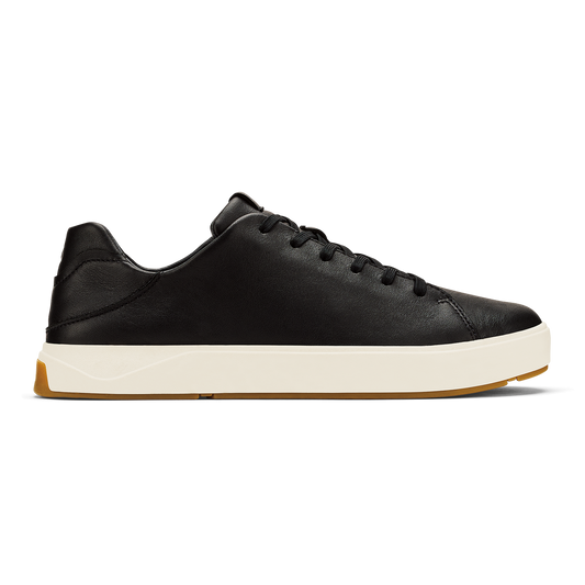 Lae‘ahi Lī ‘Ili Men's Leather Sneakers - Onyx