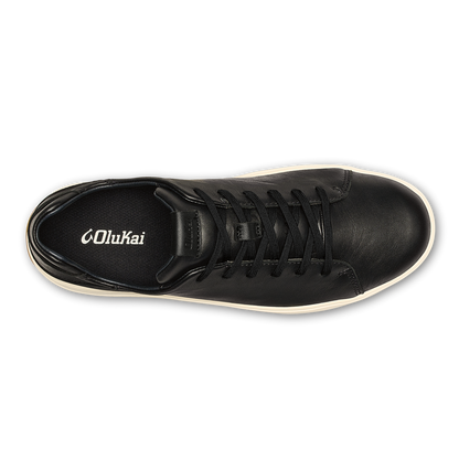 Lae‘ahi Lī ‘Ili Men's Leather Sneakers - Onyx