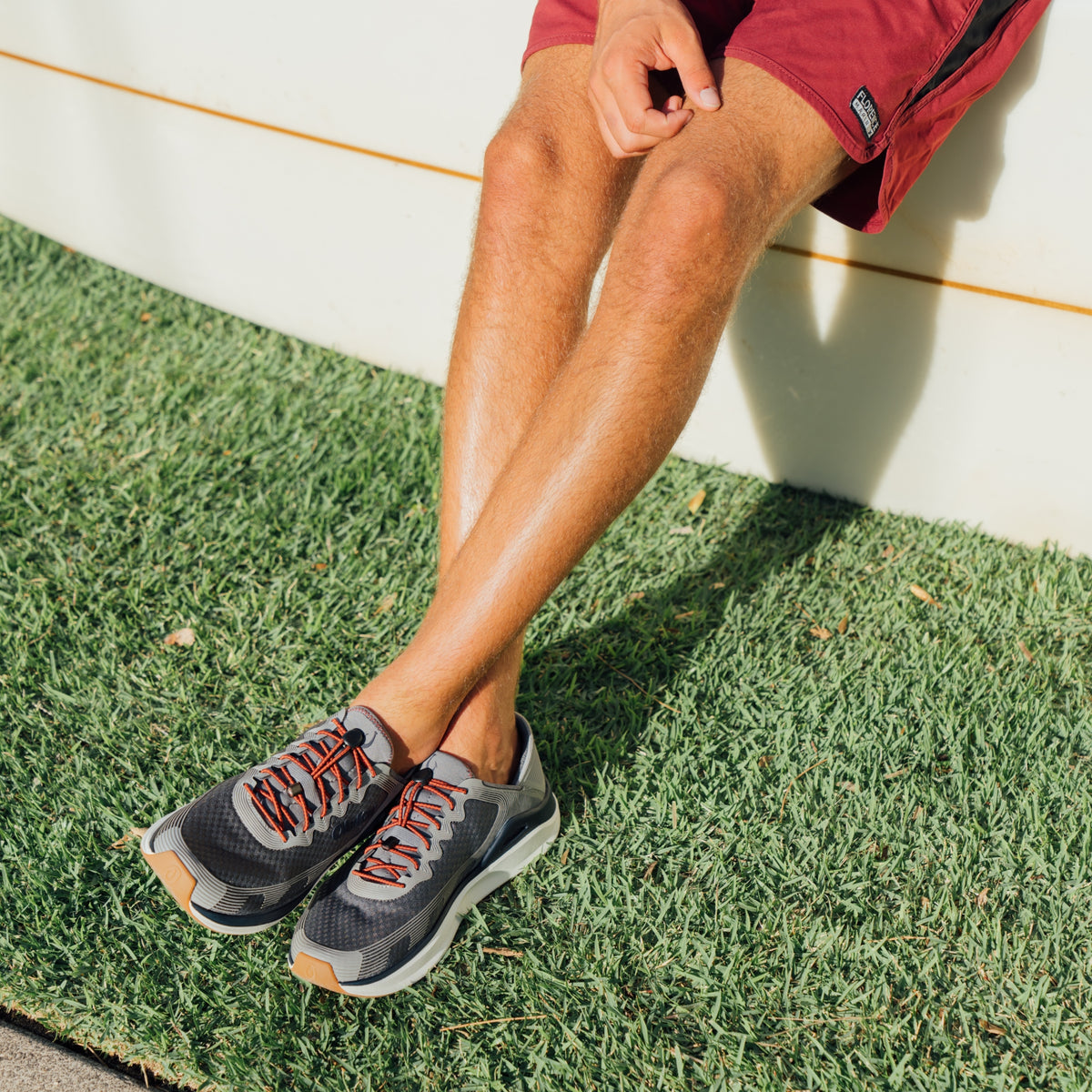 ‘Ahi Men’s Water Boat Shoes - Rock / Ash