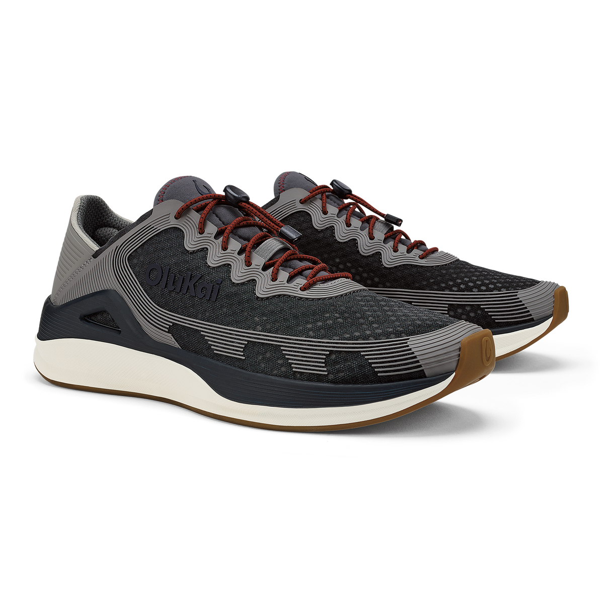 ‘Ahi Men’s Water Boat Shoes - Rock / Ash