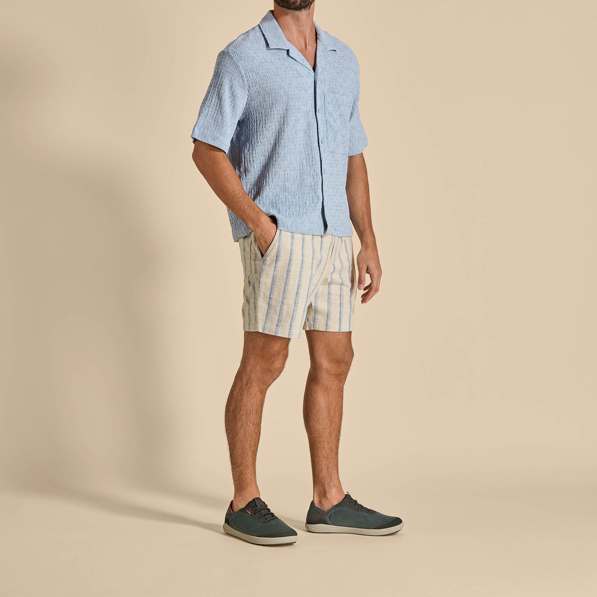 Moku Pae Men's Boat Shoes - Island Salt / Koi