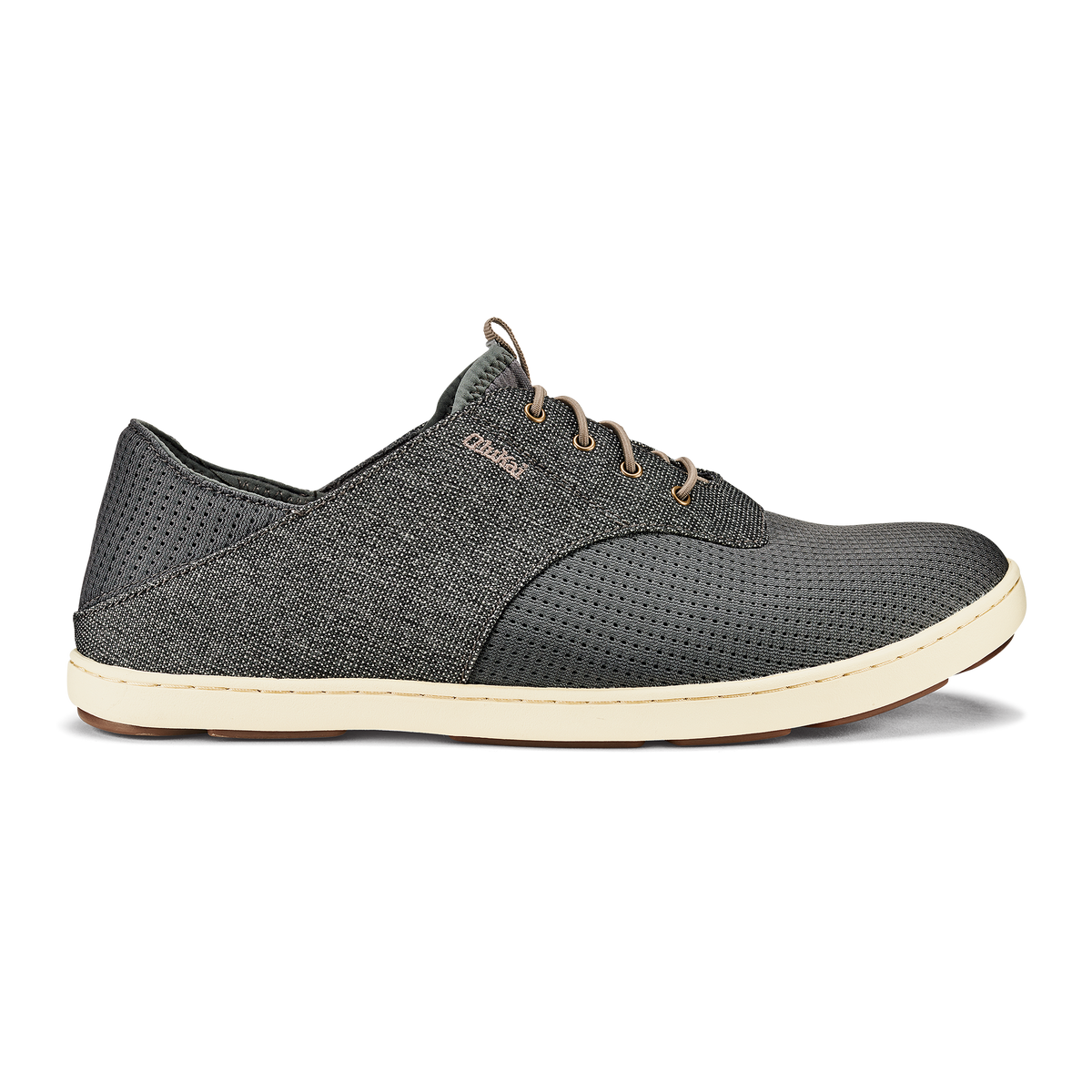 Nohea Moku Men's Boat Shoes - Charcoal / Clay