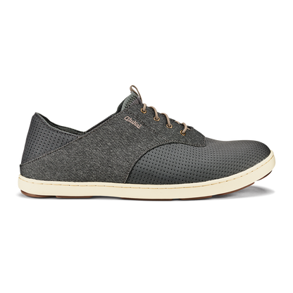 Nohea Moku Men's Boat Shoes - Charcoal / Clay