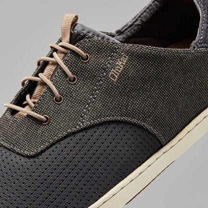Nohea Moku Men's Boat Shoes - Charcoal / Clay
