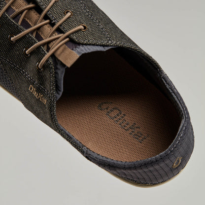 Nohea Moku Men's Boat Shoes - Charcoal / Clay