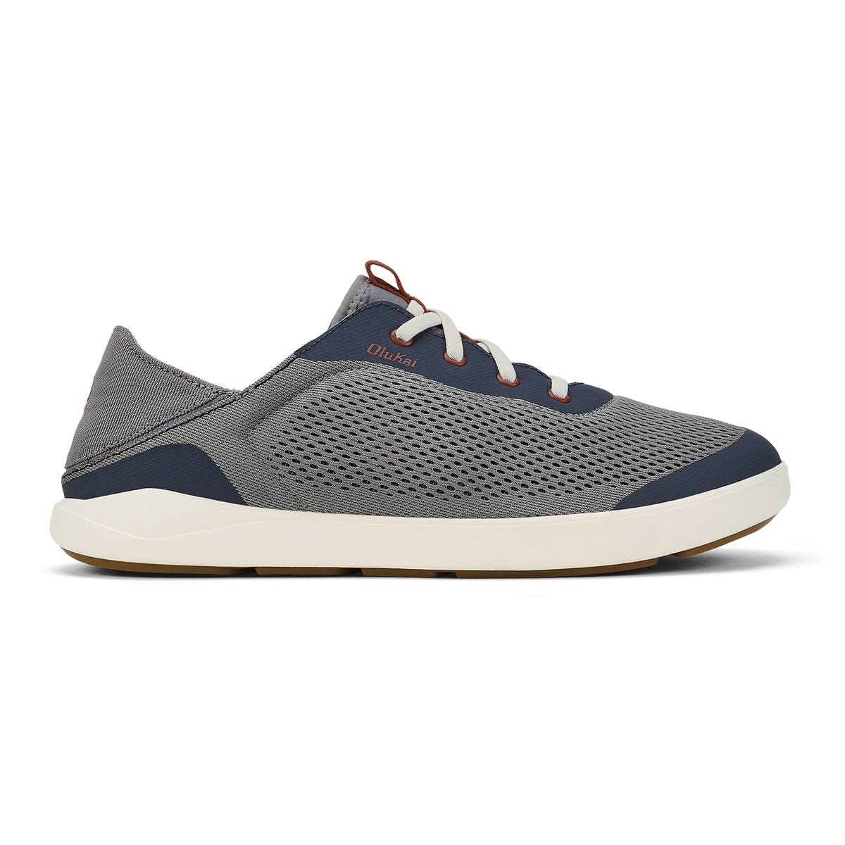 Moku Pae Men's Boat Shoes - Ash / Trench Blue