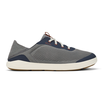 Moku Pae Men's Boat Shoes - Ash / Trench Blue