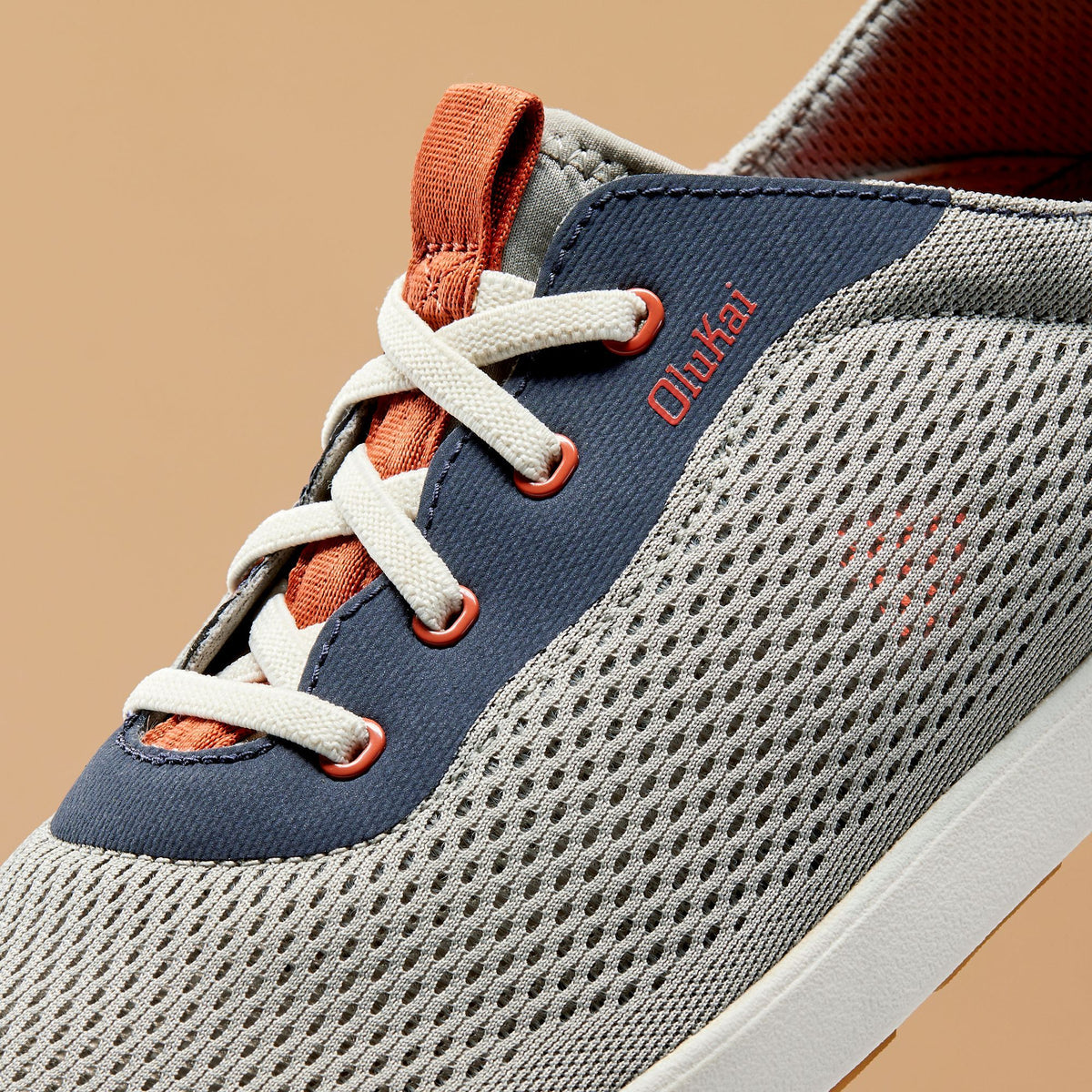 Moku Pae Men's Boat Shoes - Ash / Trench Blue