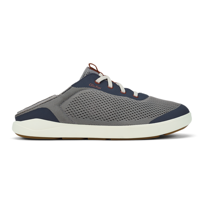 Moku Pae Men's Boat Shoes - Ash / Trench Blue