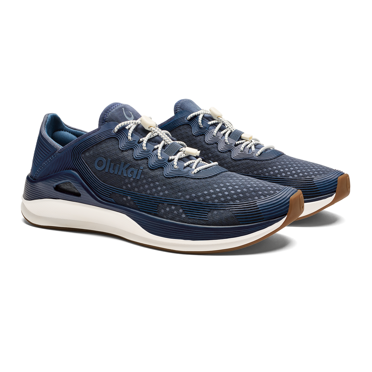‘Ahi Men’s Water Boat Shoes - Mood Indigo / Coastal Blue