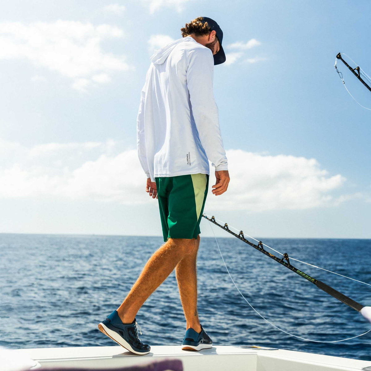 ‘Ahi Men’s Water Boat Shoes - Mood Indigo / Coastal Blue