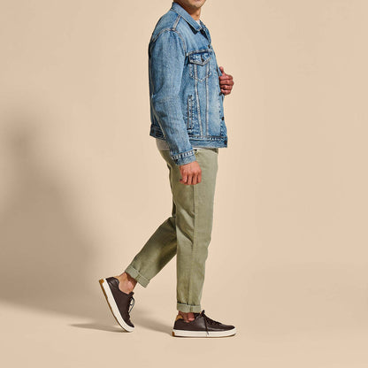 Lae‘ahi Lī ‘Ili Men's Leather Sneakers - Dark Java