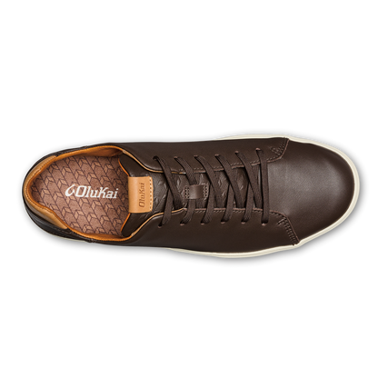 Lae‘ahi Lī ‘Ili Men's Leather Sneakers - Dark Java