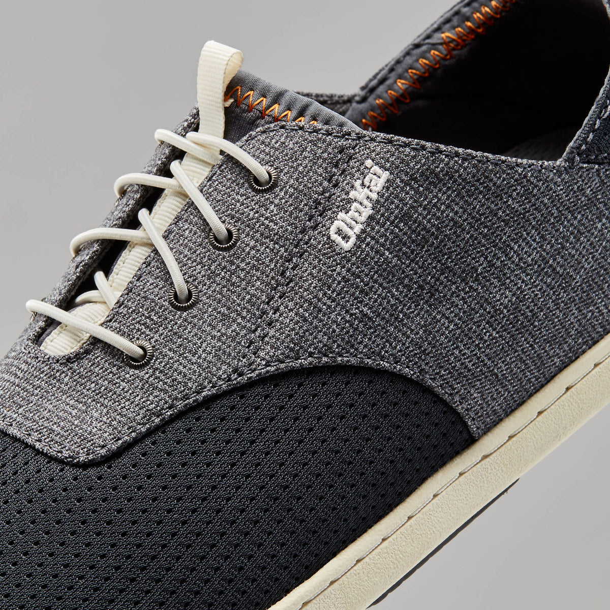 Nohea Moku Men's Boat Shoes - Dark Shadow