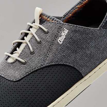 Nohea Moku Men's Boat Shoes - Dark Shadow