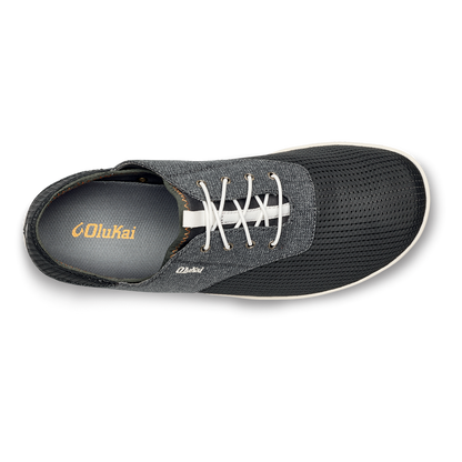 Nohea Moku Men's Boat Shoes - Dark Shadow