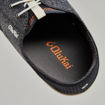 Nohea Moku Men's Boat Shoes - Dark Shadow