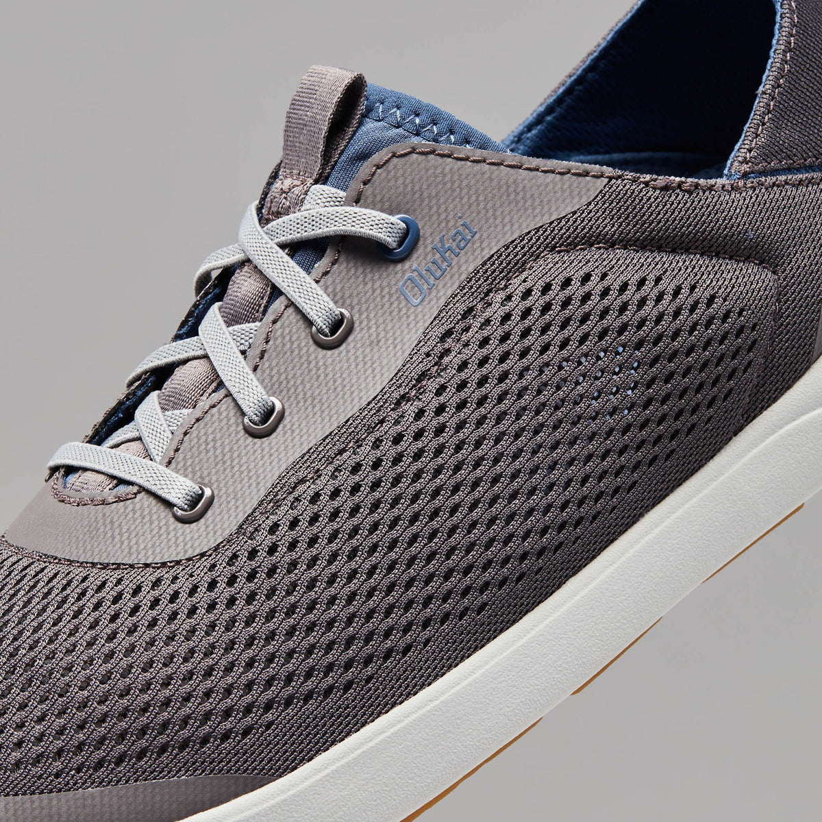 Moku Pae Men's Boat Shoes - Pavement / Vintage Blue