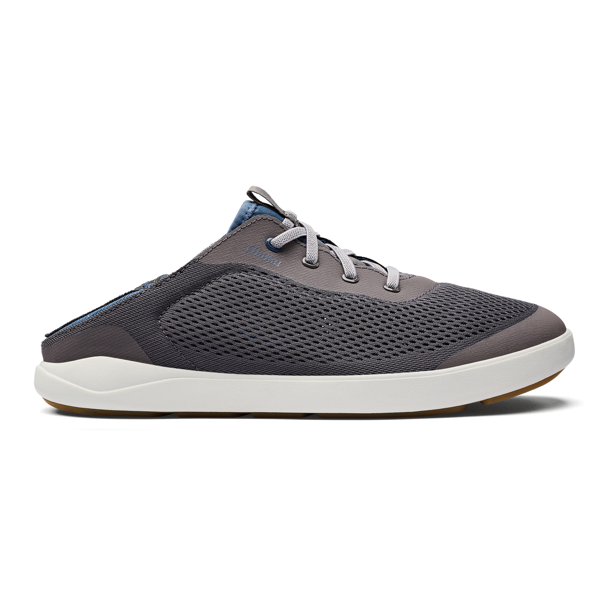 Moku Pae Men's Boat Shoes - Pavement / Vintage Blue