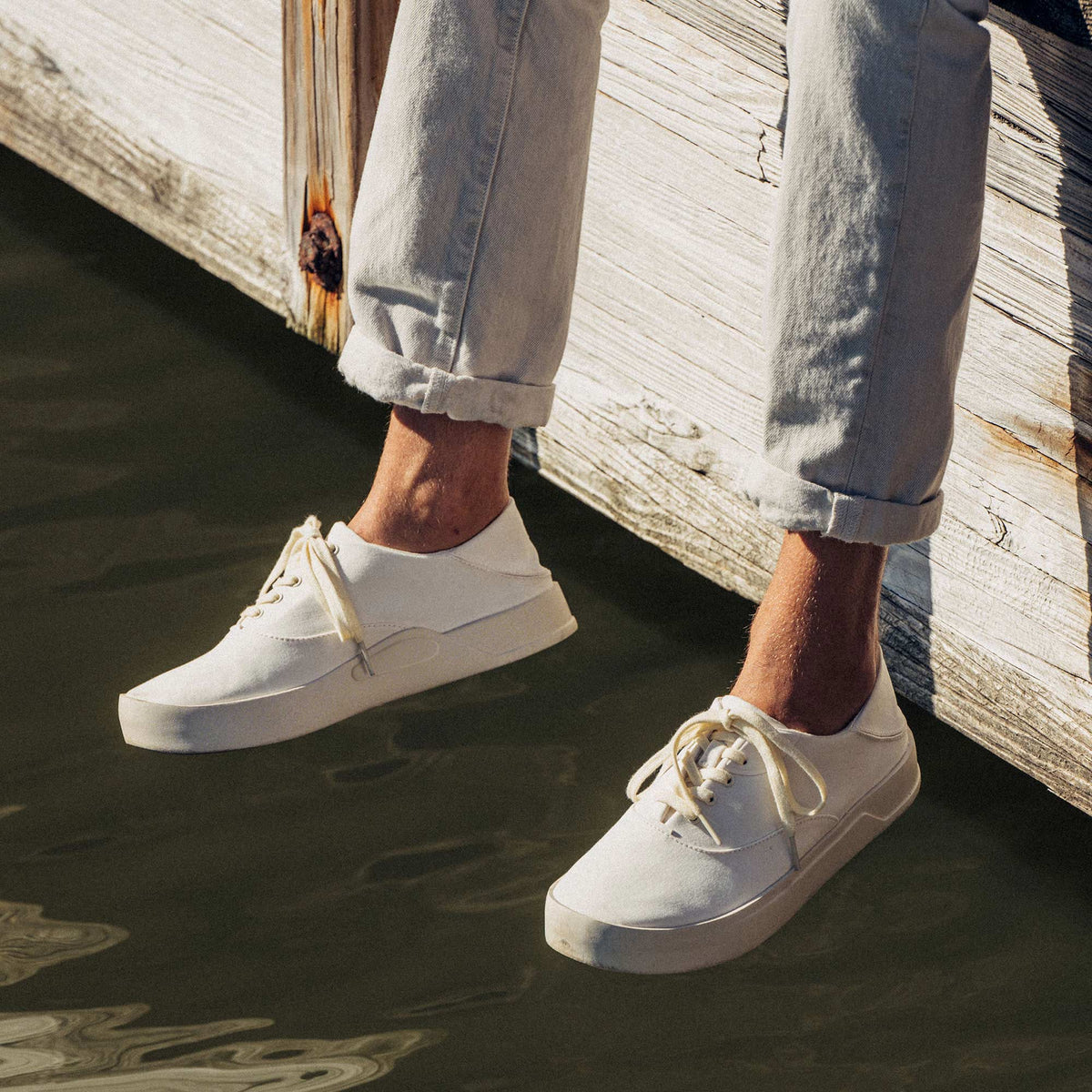 Tradewind Men’s Breathable Sneakers - Off White